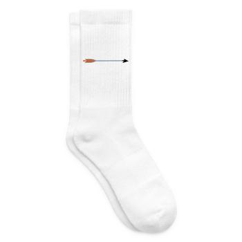 mittelalterliche Bogenschießen Pfeil Broadhead von - Tennissocken - Weiß - Rechts