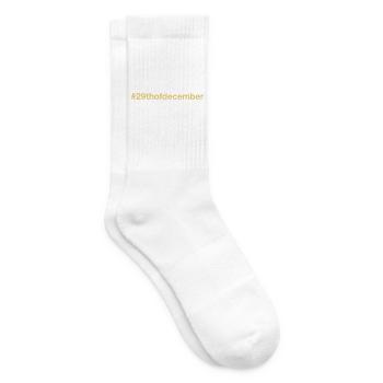 geboren am 29. Dezember Geburtstag birthday - Tennissocken - Weiß - Rechts