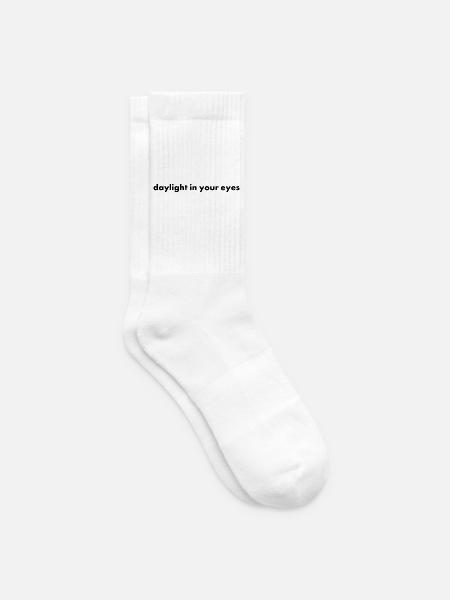 Daylight in Your Eyes - Tennissocken - Weiß
