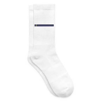 Icône du drapeau suédois - Chaussettes de tennis - blanc - Droite