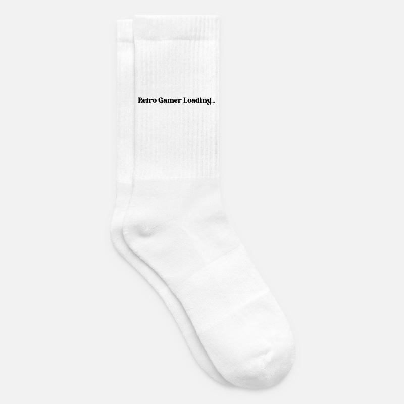 Retro Gaming Loading - Tennissocken - Weiß