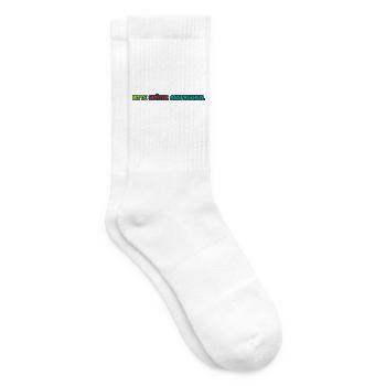 Bitte später ansprechen / Lustiges T-Shirt - Tennissocken - Weiß - Rechts