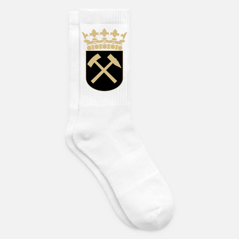Ruhrpott Wappen klein - Tennissocken - Weiß