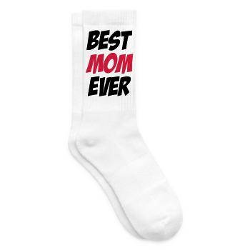 Best Mom Ever - Tennissocken - Weiß - Rechts