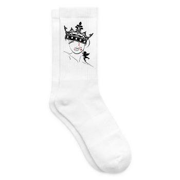larmes à cupidon - Chaussettes de tennis - blanc - Droite