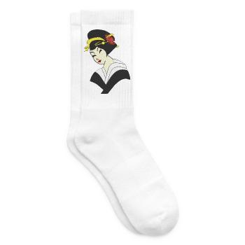 japanische tradition, japanische frau - Tennissocken - Weiß - Rechts