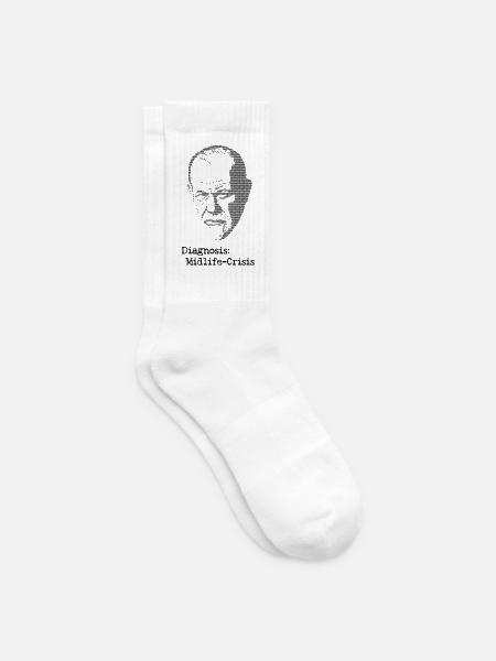 Diagnosis Midlife Crisis - Tennissocken - Weiß