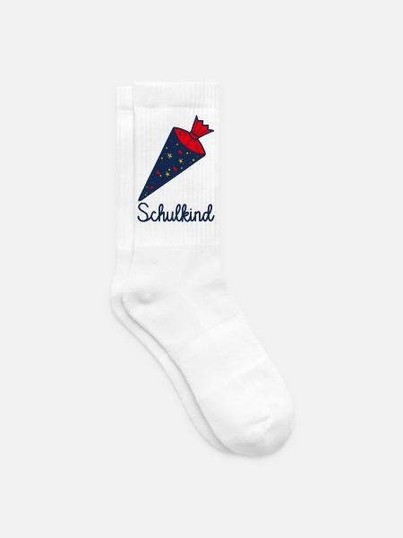 Ich bin jetzt ein Schulkind! - Tennissocken - Weiß