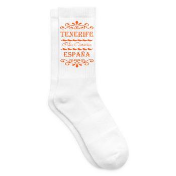 Tenerife Islas Canarias España Illustration - Chaussettes de tennis - blanc - Droite