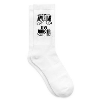 Jive Jive Jive - Tennis socks - white - Right