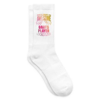 Darts - Tennis socks - white - Right