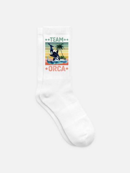 Orca Killerwal - Tennissokker - hvid