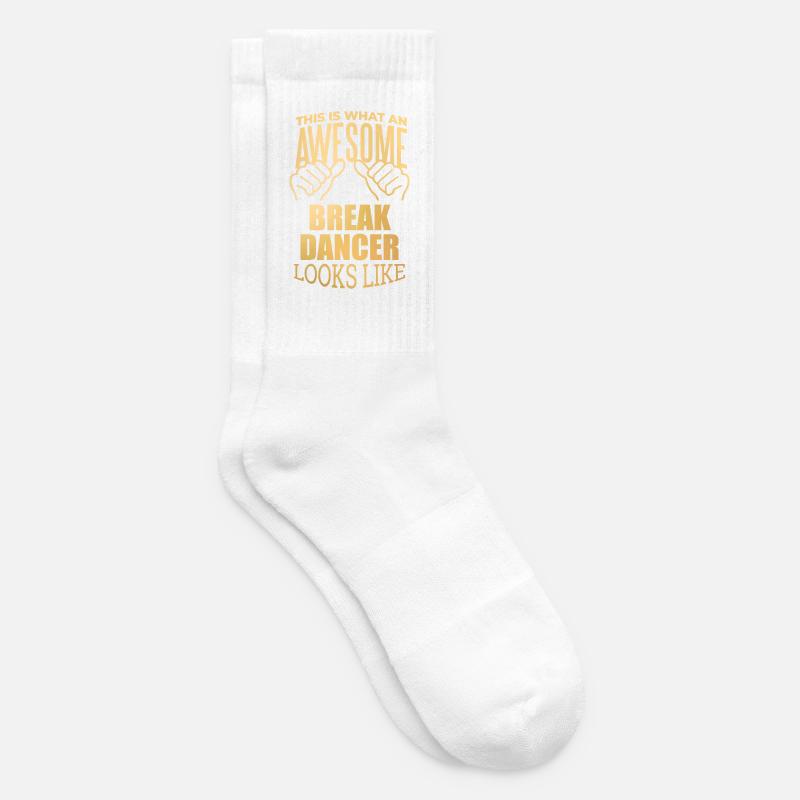 Breakdancer - Tennissocken - Weiß