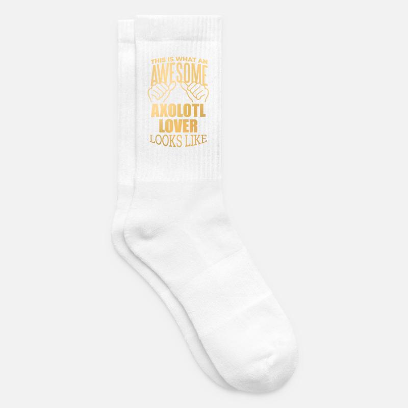 Axolotl - Tennissocken - Weiß