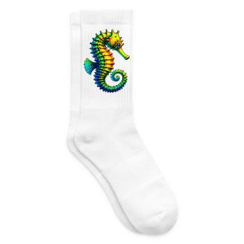 Seahorse - Tennis socks - white - Right