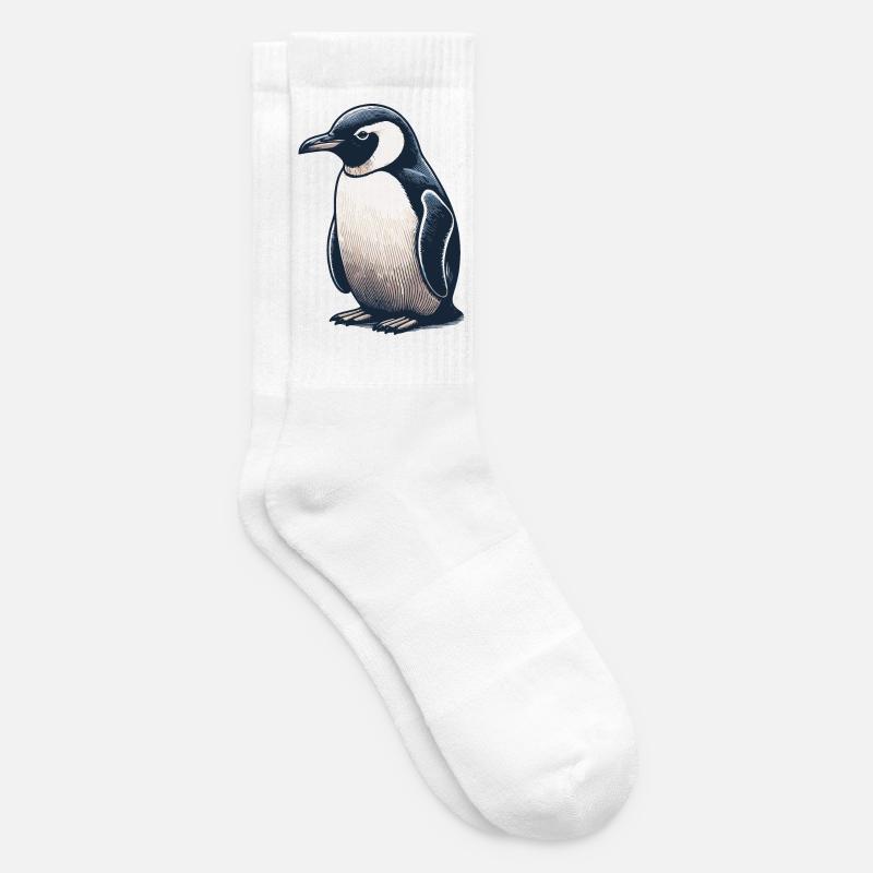 Pingu - Tennissocken - Weiß
