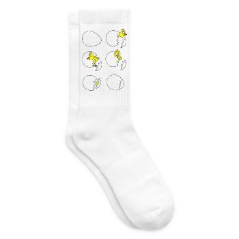 The chick - Tennis socks - white - Right