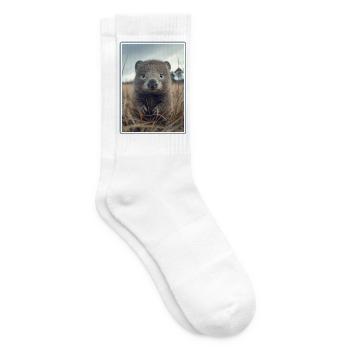 Wombats Wombat - Tennissocken - Weiß - Rechts