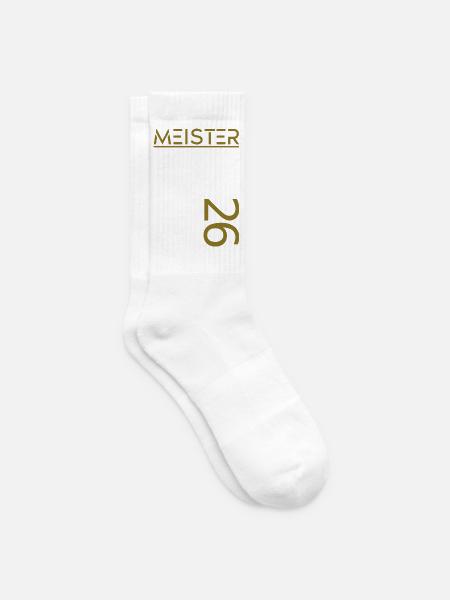 Meister est. 2026 - Tennissocken - Weiß