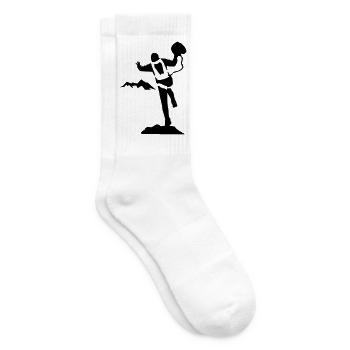 BASE jumping - Tennissocken - Weiß - Rechts