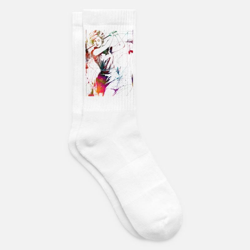 Golf player #golf - Tennis socks - white