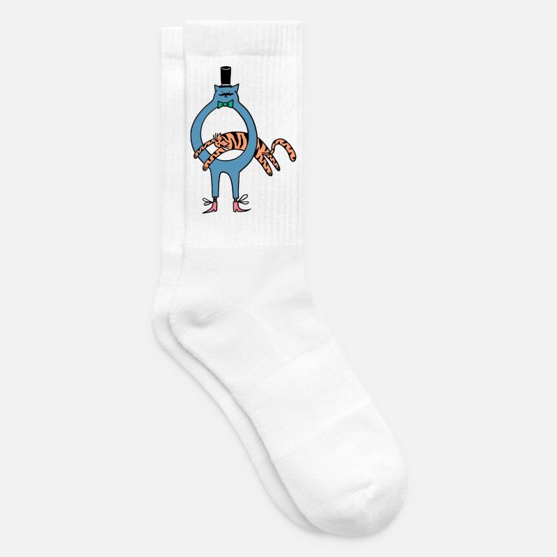 Tiger_Jump - Tennissocken - Weiß