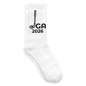 JGA 2026 GOLFSPIEL HOCHZEIT - Tennissocken - Weiß - Rechts