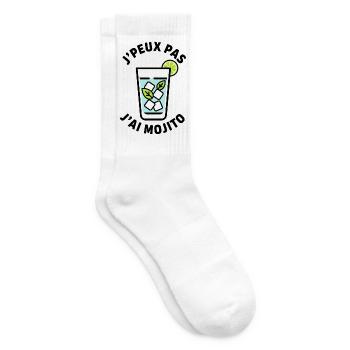 Lime Mint Iced Glass - Tennis socks - white - Right