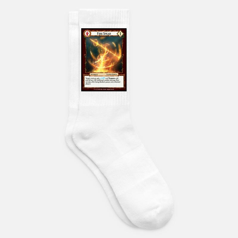 Lance de feu - Chaussettes de tennis - blanc
