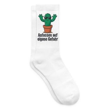Cactus Sunglasses Warning ! - Tennis socks - white - Right