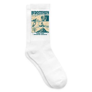 Bergsteigen Motivation Kein Weg Egal - Tennissocken - Weiß - Rechts