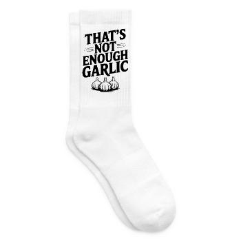 Das ist nicht genug Knoblauch. - Tennissocken - Weiß - Rechts