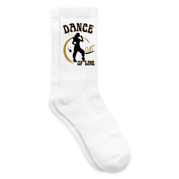Danse hors ligne - Chaussettes de tennis - blanc - Droite