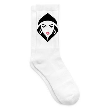 Cobra Queen – powerful, feminine, and commanding - Tennis socks - white - Right