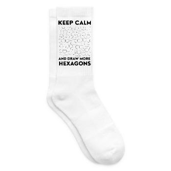Lustiges Geschenk für organische Chemie als Chemielehrer - Tennissocken - Weiß - Rechts