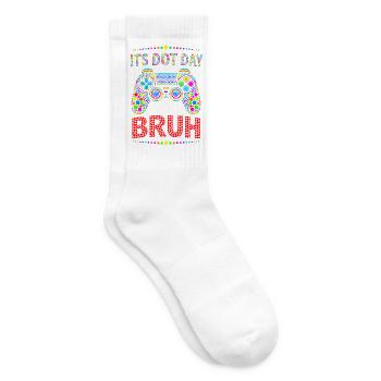 Its Dot Day Bruh Gaming  - Tennissocken - Weiß - Rechts