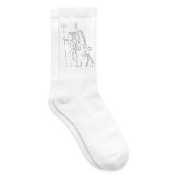 HadesTrident Wächter mit Cerber - Tennissocken - Weiß - Rechts
