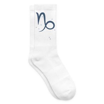 Sternzeichen Steinbock - Tennissocken - Weiß - Rechts