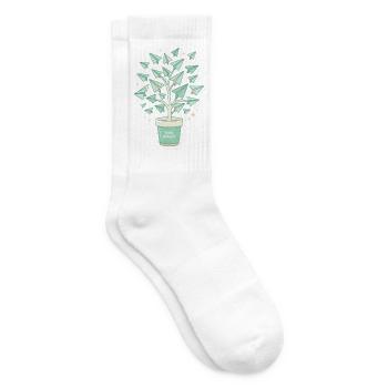 Papierflugbaum Origami - Tennissocken - Weiß - Rechts