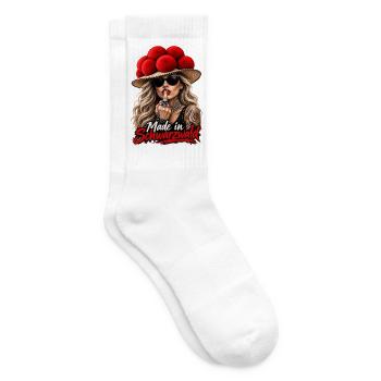 Schwarzwald Rebellin - Tennissocken - Weiß - Rechts