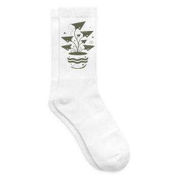 Magische Wachstumspflanze Explosiv - Tennissocken - Weiß - Rechts