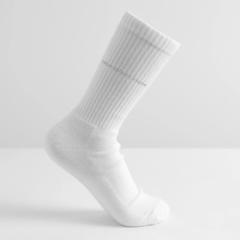 Programmer Nerd IT Joke Developer Home Tennis socks