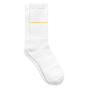 Germany Flag Line - Tennis socks - white - Right