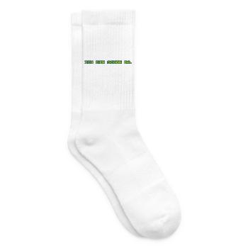 Ich bin schon da / Lustiges T-Shirt - Tennissocken - Weiß - Rechts