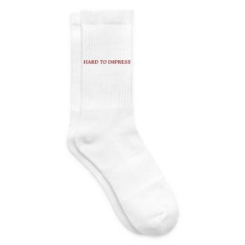 Hard To Impress - Tennissocken - Weiß - Rechts