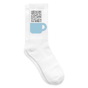 Life like tea - Tennis socks - white - Right