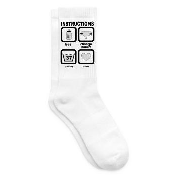 2541614 15109520 bébé - Chaussettes de tennis - blanc - Droite