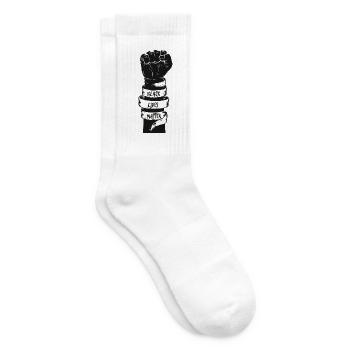 black lives matter - Tennis socks - white - Right