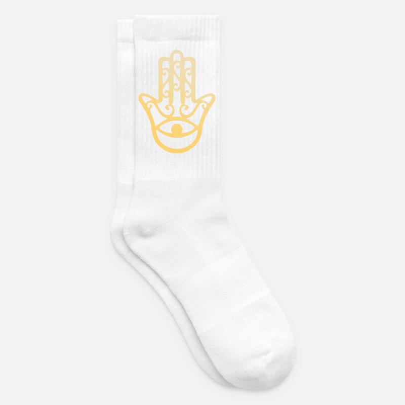 Main de fatma - Chaussettes de tennis - blanc