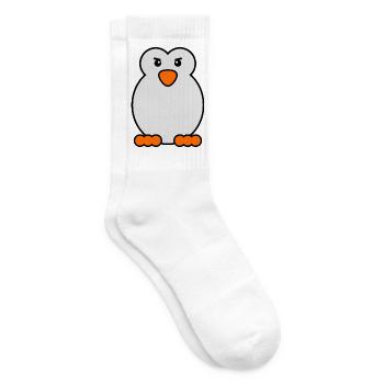 Pinguin Vogel Tier Antarktis Kälte Südpol - Tennissocken - Weiß - Rechts